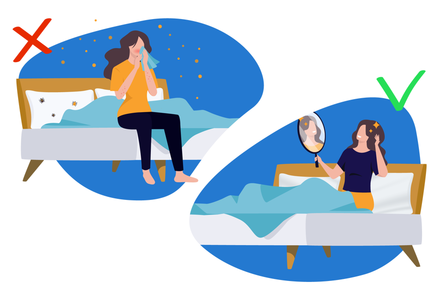 protege oreiller hygiene literie